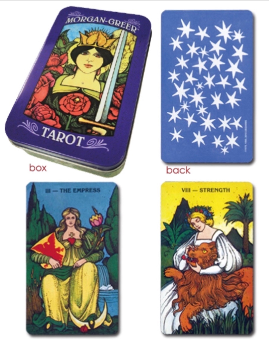 MORGAN-GREER TAROT in a Tin